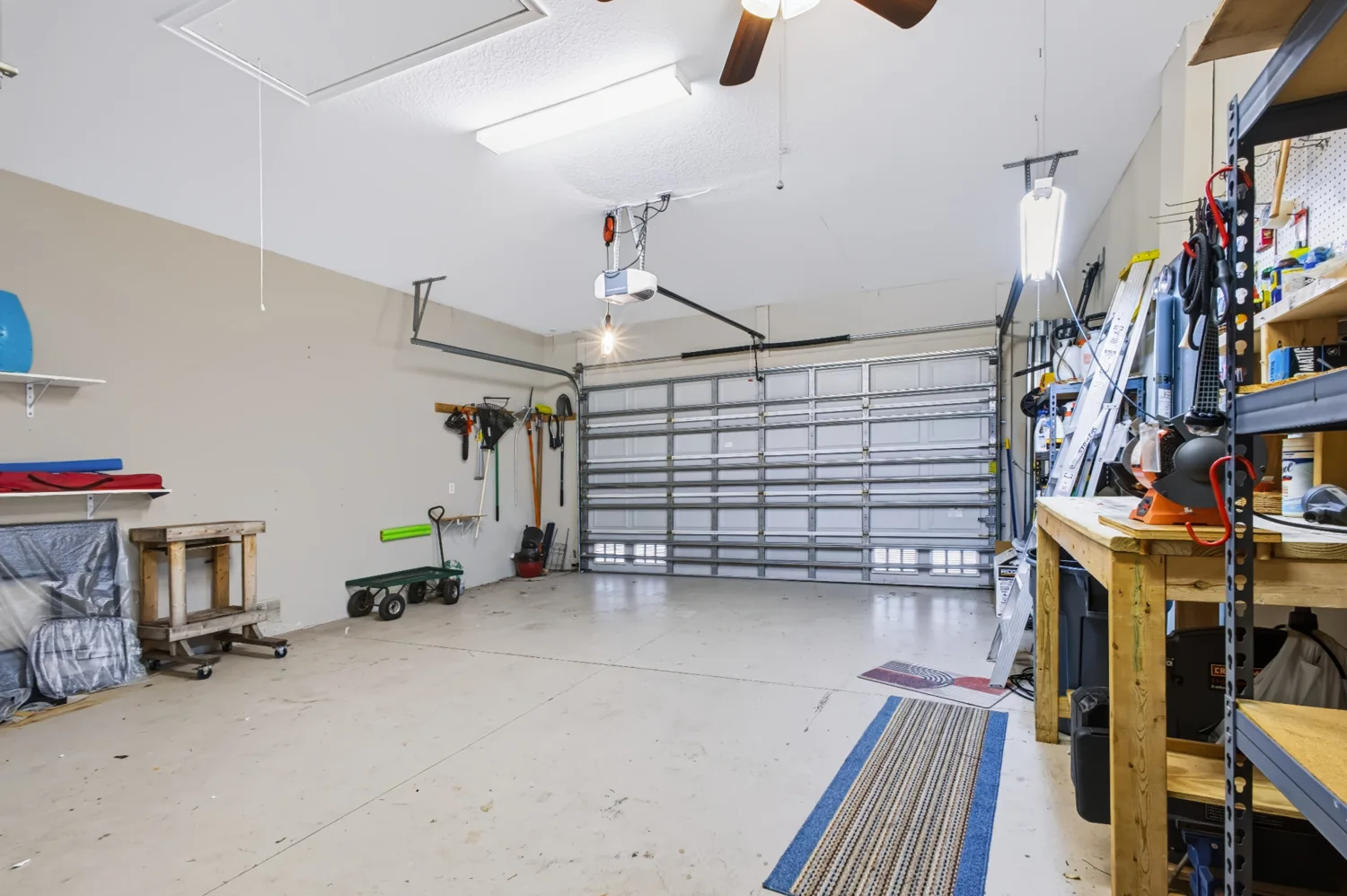 Spacious residential garage